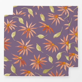 Servietten Herbstblumen-Mauve