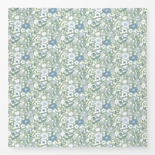 Tischdecke Landhaus Frühlingsblumen Blau