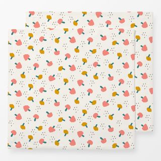 Servietten Tossed Abstract Apples Red