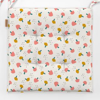 Sitzkissen Tossed Abstract Apples Red