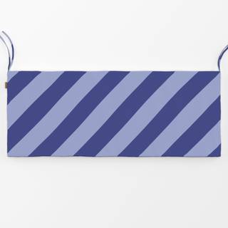 Bankauflage Diagonal Stripes Blau