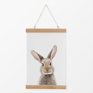 Textilposter Baby Hase