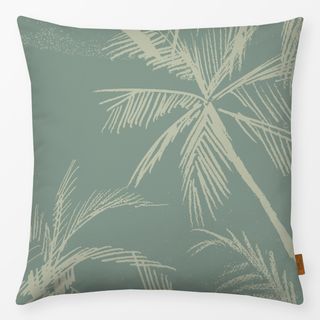 Kissen Blueprint Palms sage
