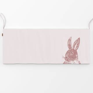 Bankauflage Bunny altrosa