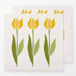 Servietten Yellow tulips