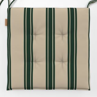 Sitzkissen Weihnachtsstreifen 1 grün sand