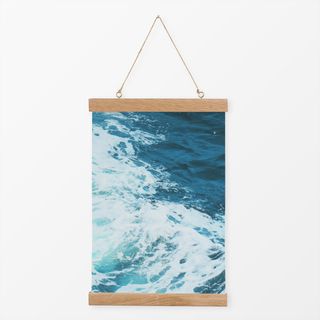 Textilposter Wellen im Meer