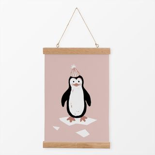 Textilposter Pinguin