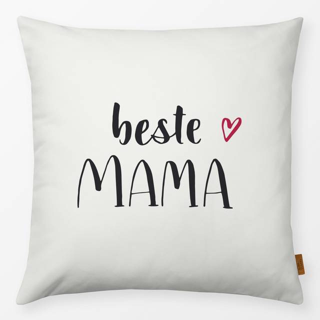 Kissen Beste Mama offwhite