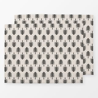 Tischset Boho Forest black