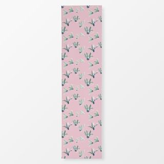 Tischläufer Blumen rosa