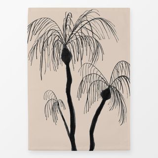 Geschirrtücher Palmen monochrom