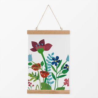 Textilposter Wildblumen
