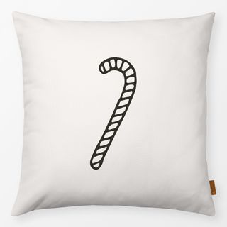 Kissen Candy Cane charcoal beige