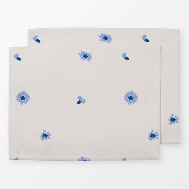 Tischset Kornblumen Blau