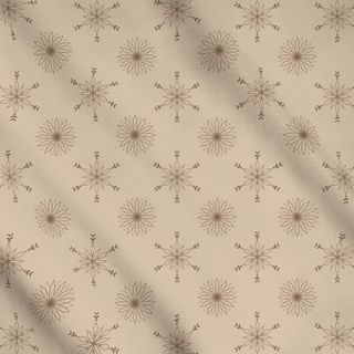 Meterware Boho Snowflake sand