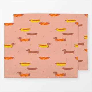 Tischset Hot Dogs & Dackel