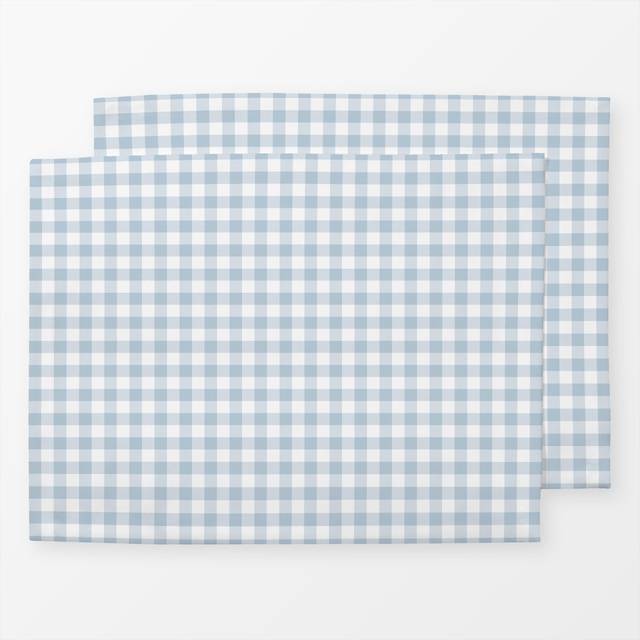 Tischset Cottage Checks Pastel Blue