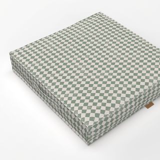 Bodenkissen Small Diamonds green