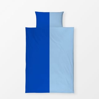 Bettwäsche Colorblocking Blau