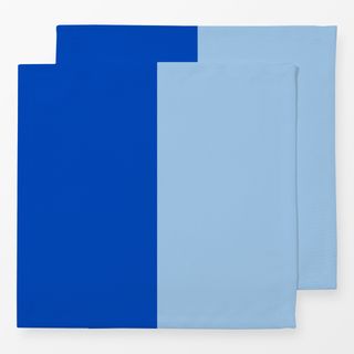 Servietten Colorblocking Blau