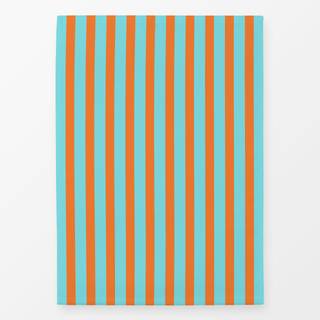 Geschirrtücher Bold Stripes blue and orange