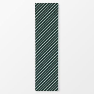 Tischläufer Candy Stripes fir and cream