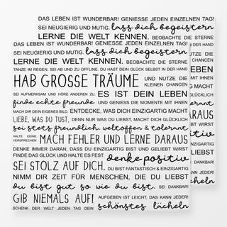 Servietten Das Leben ist wunderbar