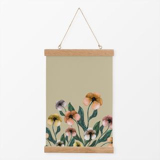 Textilposter Wilde Sommerblumen