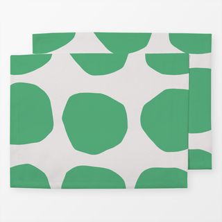 Tischset Green Dots