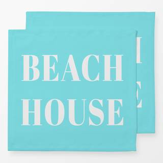 Servietten Beach House ocean blue