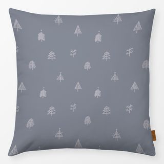 Kissen Sketched Christmas Trees 3