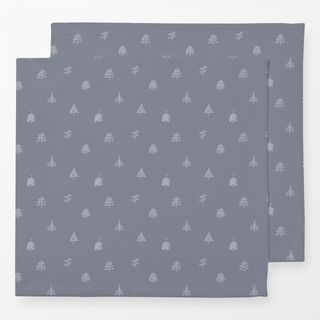 Servietten Sketched Christmas Trees 3