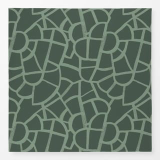 Tischdecke Abstract Shapes Grün