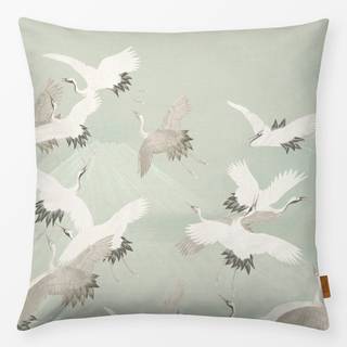 Kissen Japandi Vogeln Sage