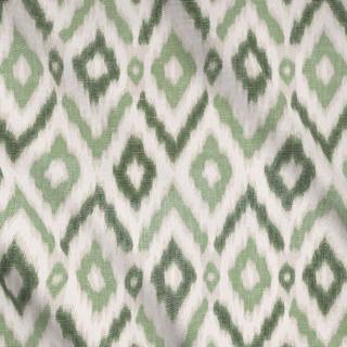 Meterware Diamonds Ikat Light Green