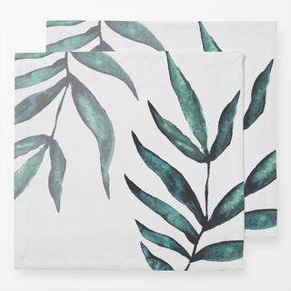 Servietten Palmenwedel Aquarell