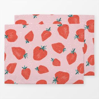 Tischset Erdbeeren 1