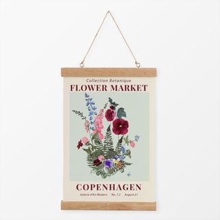 Textilposter Flower Market Copenhagen
