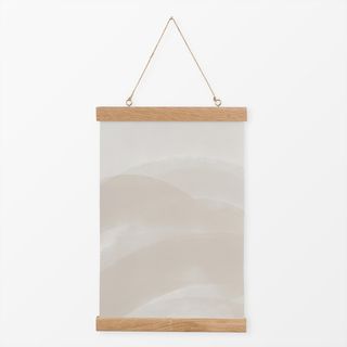 Textilposter Sand hell