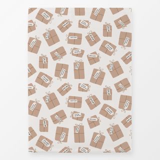 Geschirrtücher Joyful Giving brown beige