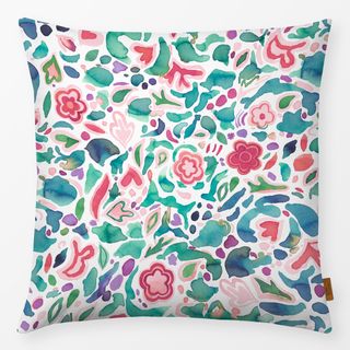 Kissen Watercolor Summer Flowers