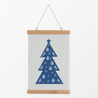 Textilposter Weihnachtsbaum