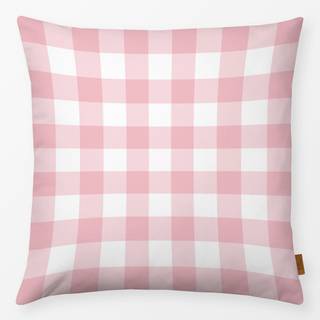 Kissen Rosa Weiß Gingham Grid 3
