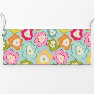Bankauflage Bunter Blumen Sommer Garten