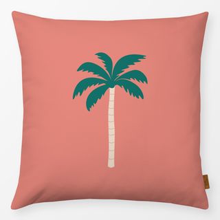 Kissen Summer Palmtree Coral