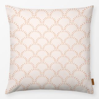 Kissen Sun Sonne orange on white