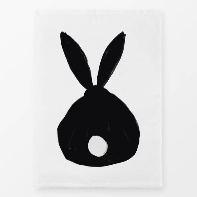 GeschirrtücherSitzender Osterhase Weiß