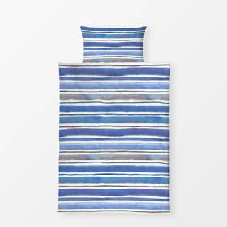 Bettwäsche Sea Stripes Ocean blue
