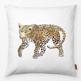 Kissen Wild Watercolor Leopard